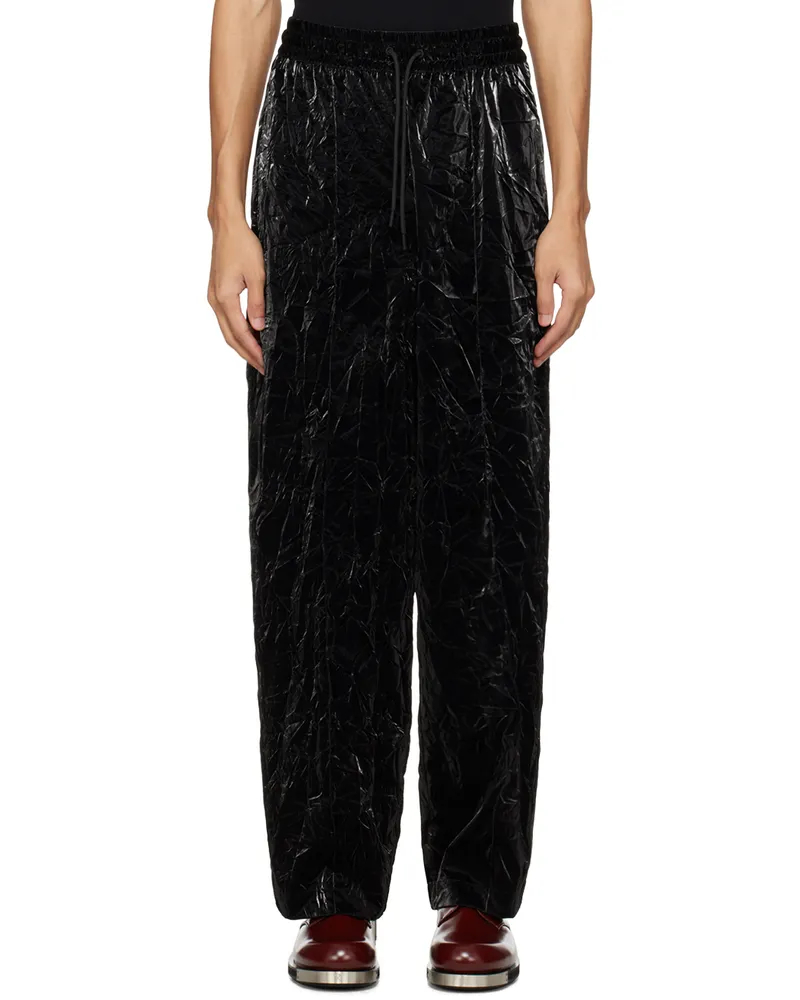 Han Kjøbenhavn Black Elasticized Track Pants Black