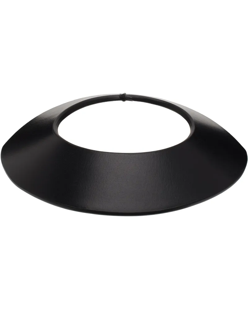 Rick Owens Black Hollywood Anthem Bangle Bracelet 09