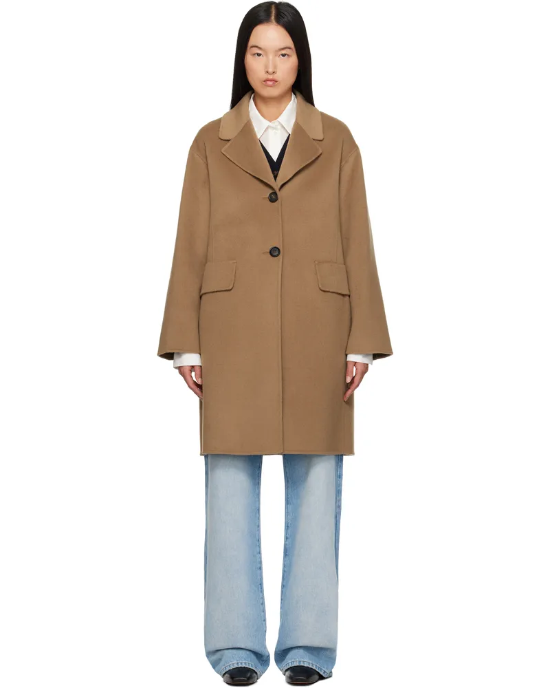 Max Mara Brown Wool Coat 001