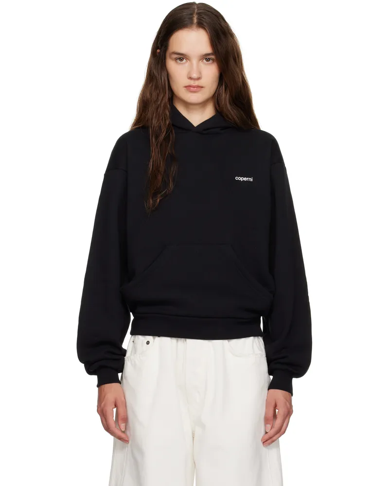 COPERNI Black Logo Hoodie Black-white