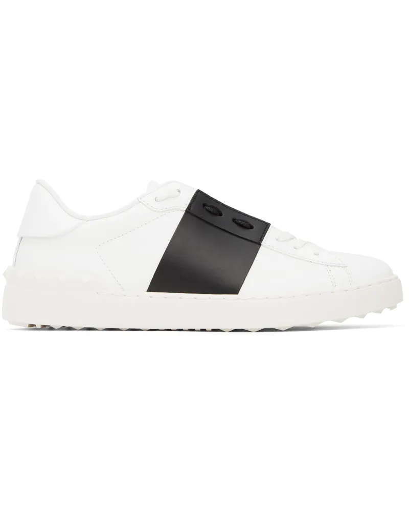 Valentino Garavani White & Black Open Sneakers A01