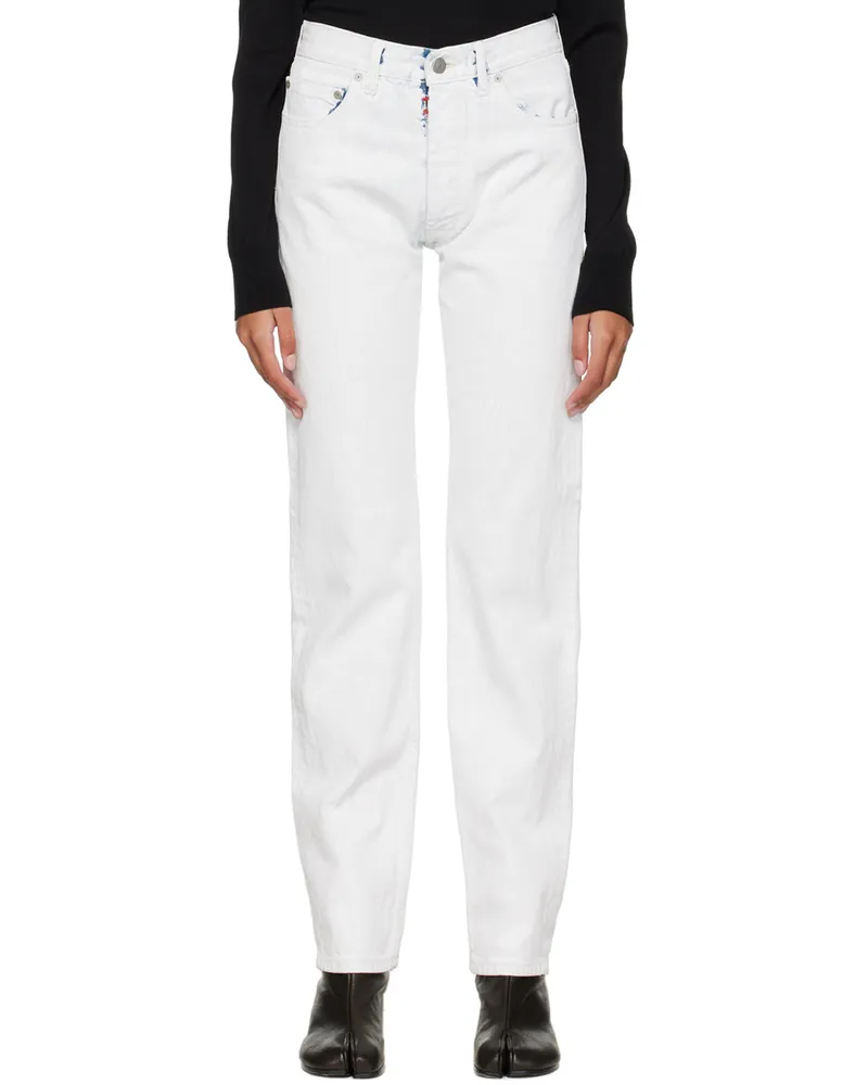 Maison Margiela White Bianchetto Jeans 967