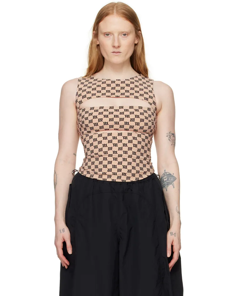 MISBHV Beige Elena Tank Top Beige