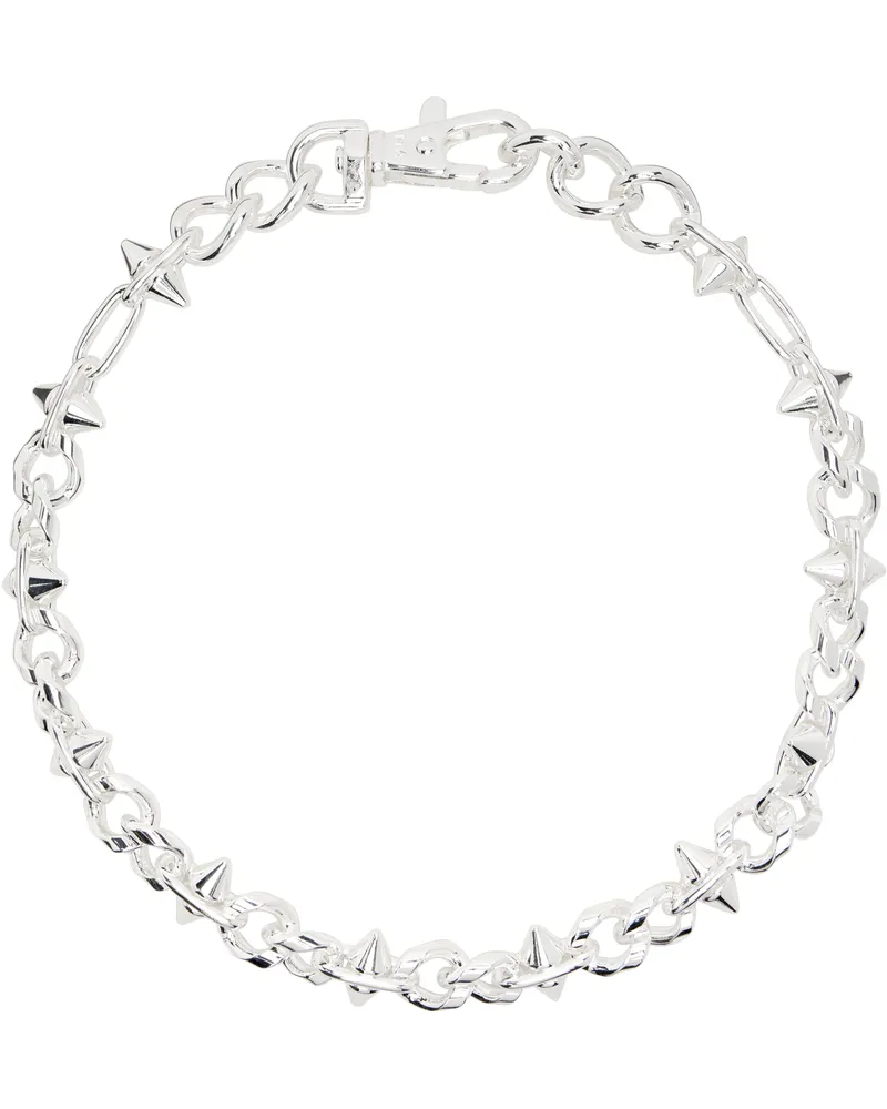 Martine Ali SSENSE Exclusive Homerun Choker Silver