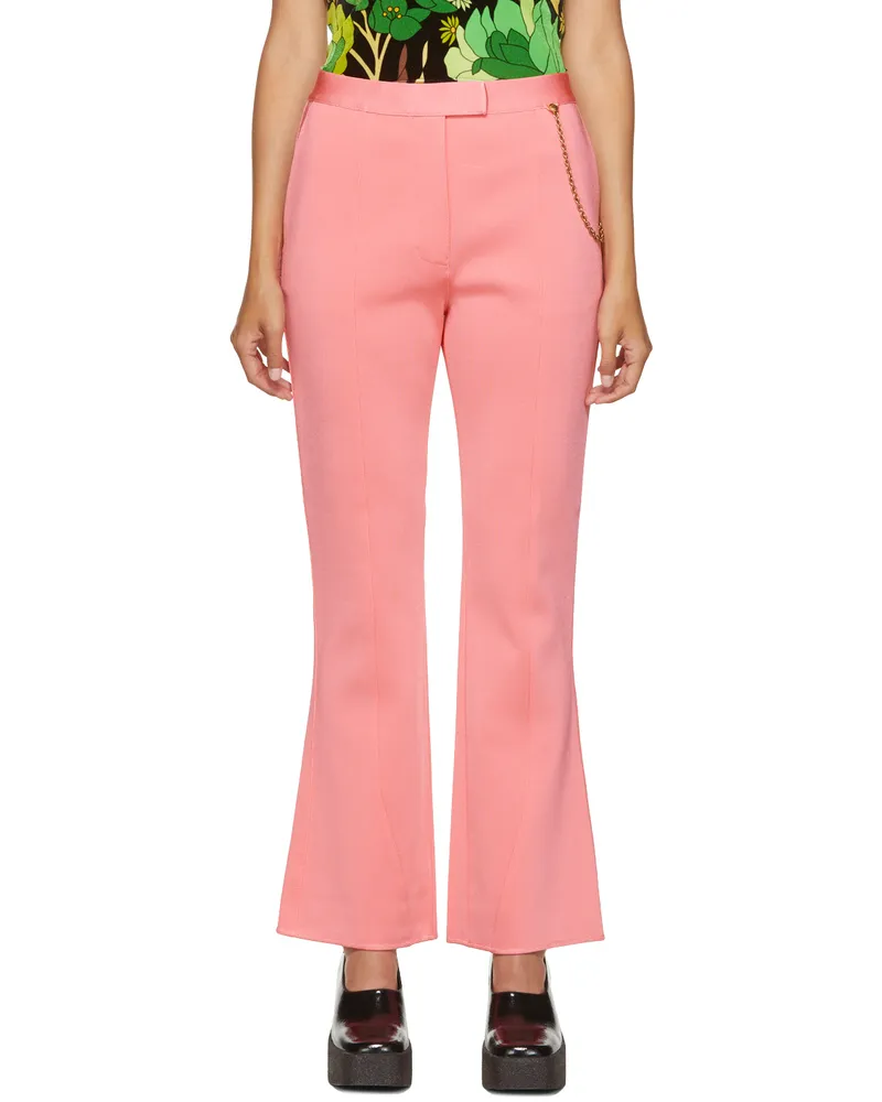 Givenchy Pink Chain Flared Trousers 672