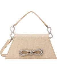 Mach & Mach Beige Medium Samantha Bag Beige