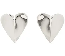 Silver 'Le Cœur' Earrings