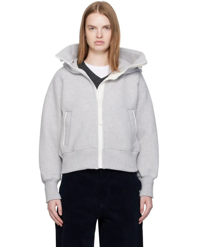 Canada Goose Gray 'White Label' Chilliwack Kind Fleece Hoodie 9309