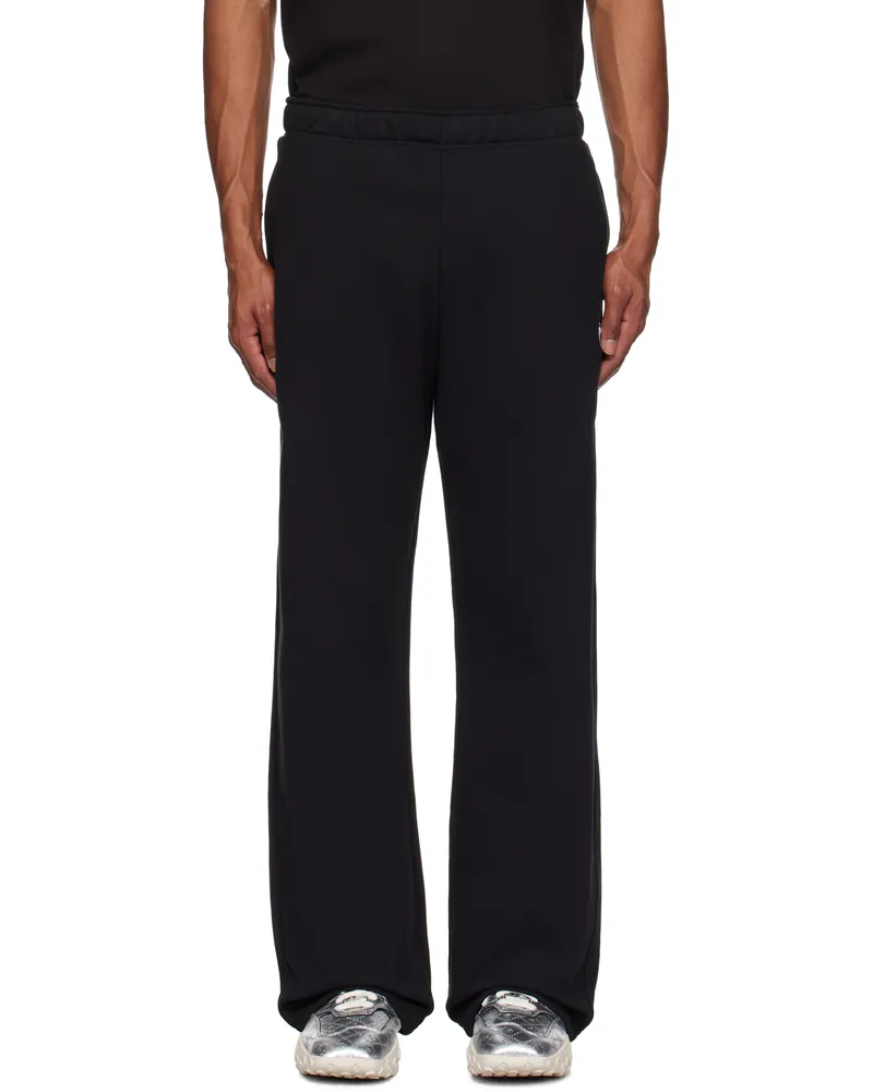 Marine Serre Black Moon Logo Fleece Sweatpants Bk99