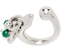 Silver Multi Charm Ring