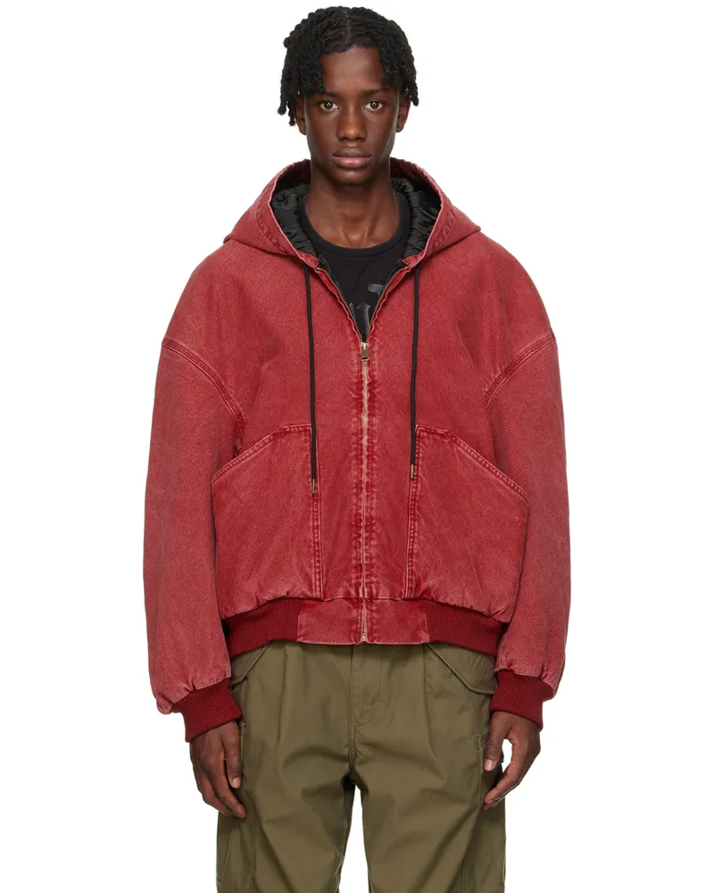 R13 Red Faded Jacket Heavy