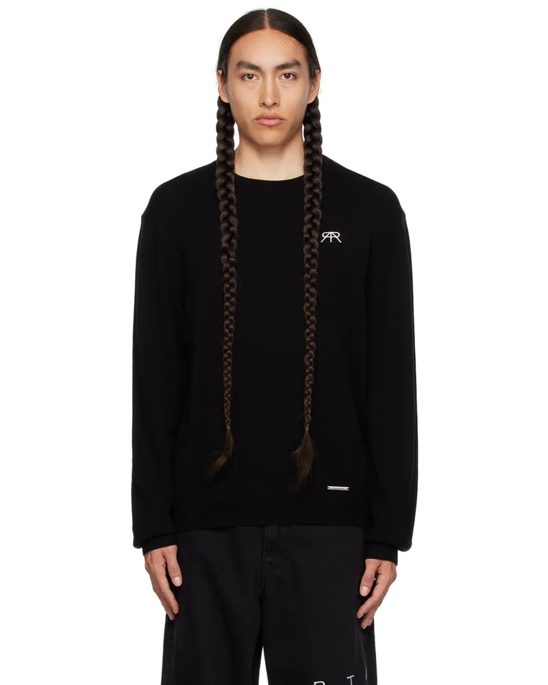 RTA Black Embroidered Sweater Black