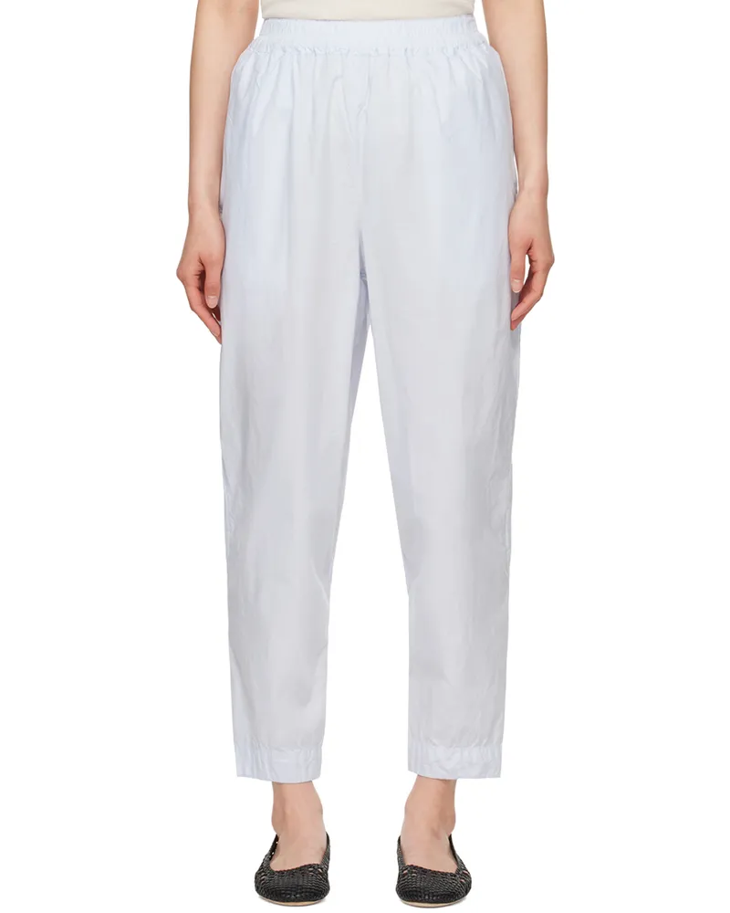 Toogood Blue 'The Acrobat' Trousers Poplin