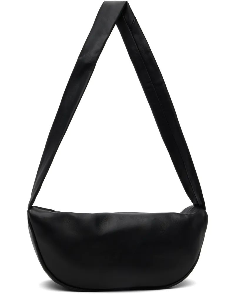 St. Agni Black Soft Crescent Bag Black