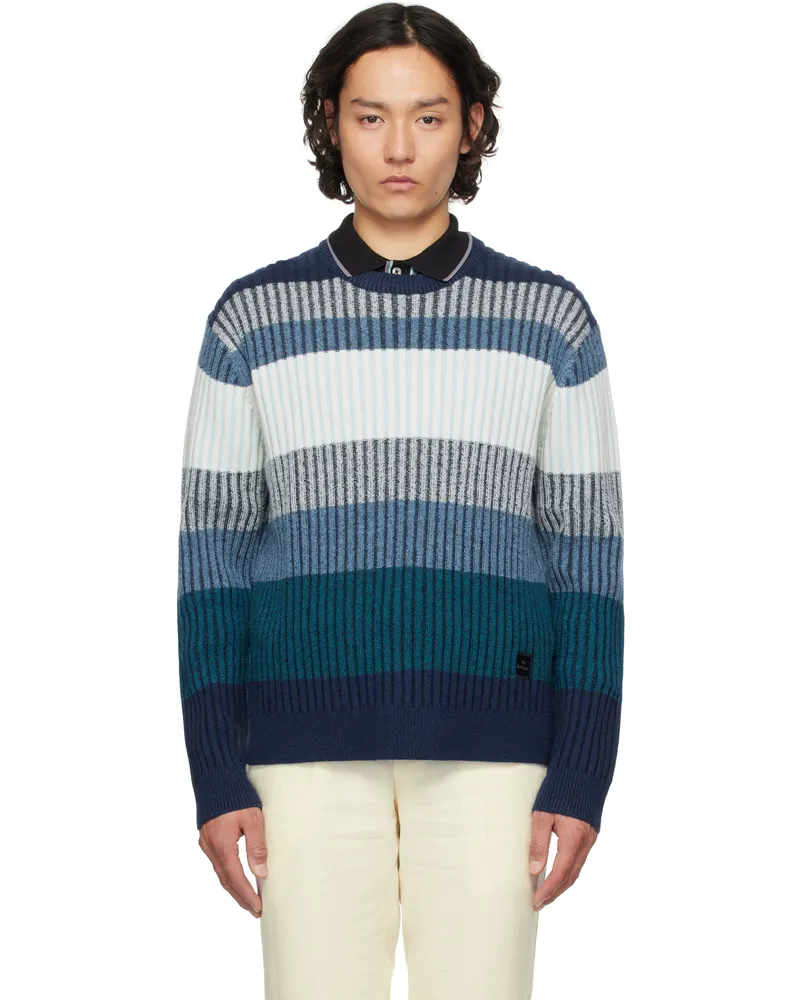 Paul Smith Blue Striped Sweater 45