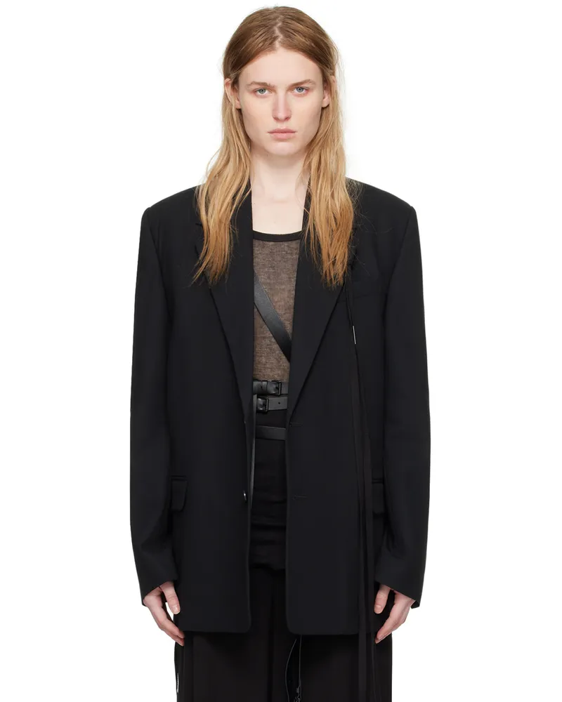Ann Demeulemeester Black Lizzie Blazer 099
