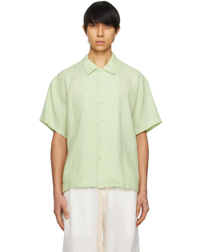 COMMAS Green Dropped Shoulder Shirt Fresco