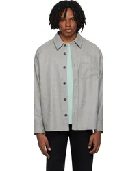 A.P.C. Gray Basile Shirt Plb