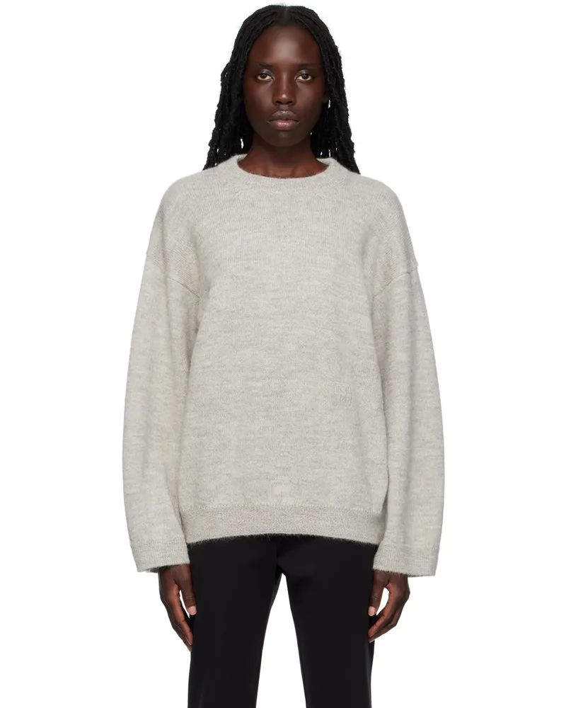 Totême Gray Crewneck Sweater 316