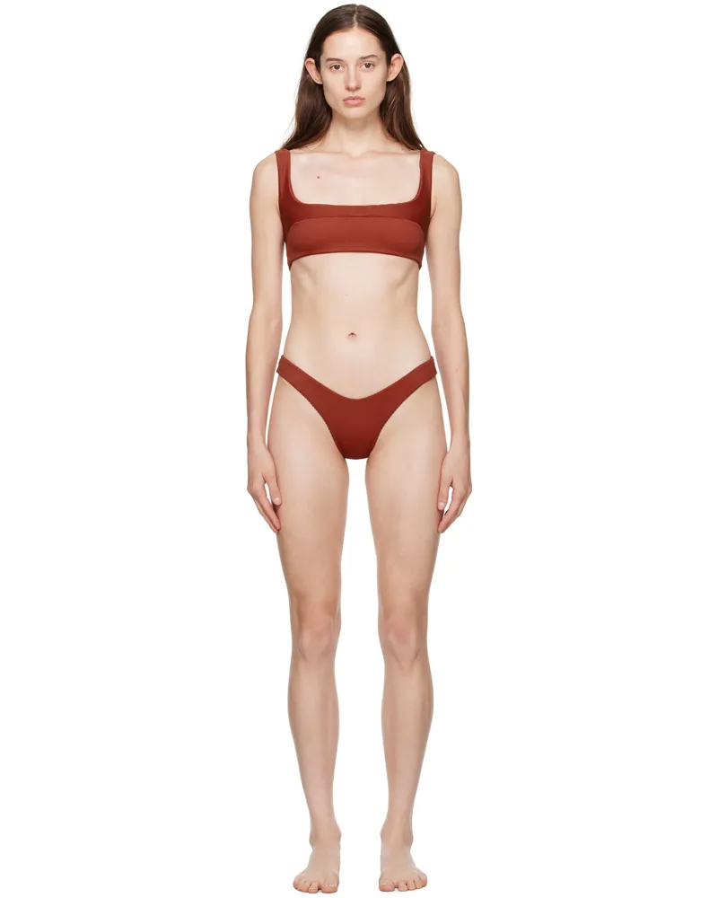 Haight Burgundy Gabi & Leila Bikini 0124