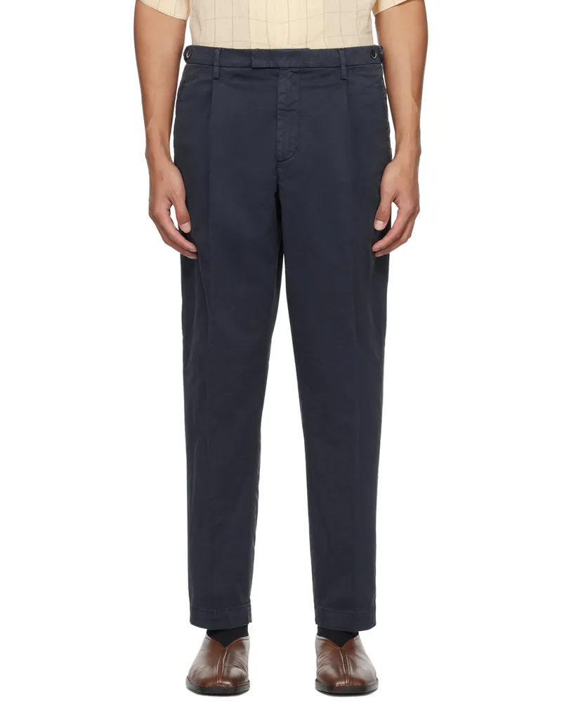 BARENA Navy Masco Trevo Trousers 170