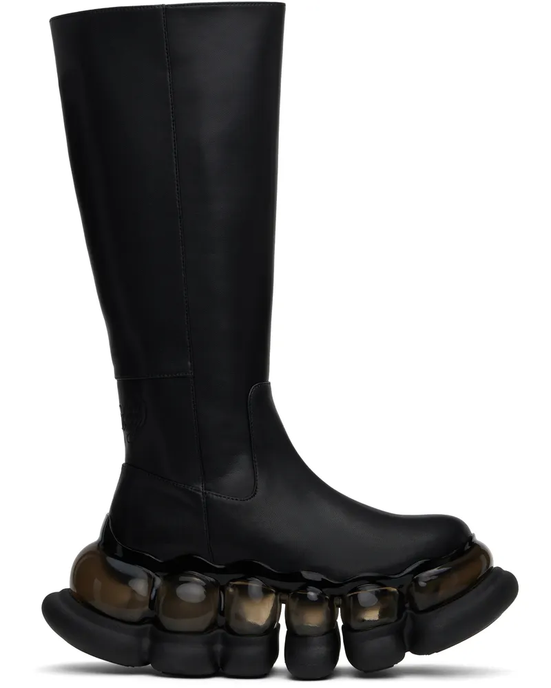 Petra Collins SSENSE Exclusive Black JennyFax & MIKIOSAKABE Edition Tall Boots Black