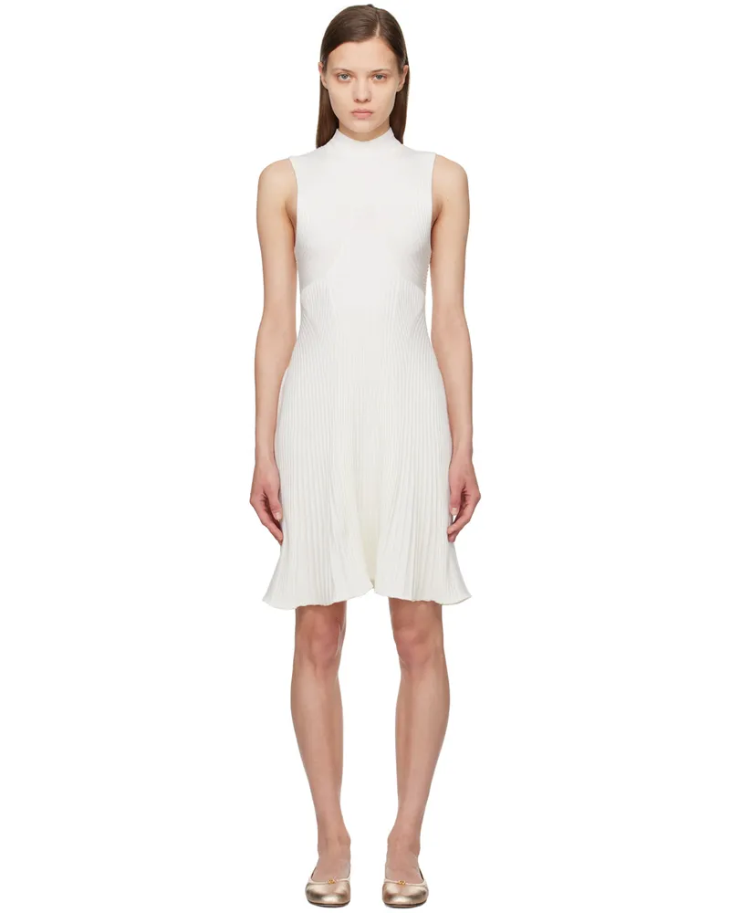 Chloé Off-White Sleeveless Midi Dress 107