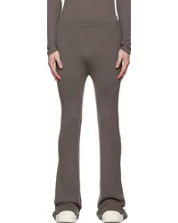 Rick Owens Gray Flared Lounge Pants Dust