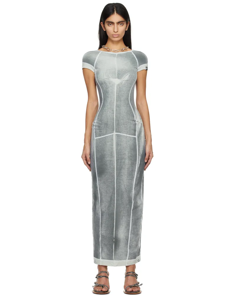 Charlotte Knowles Gray Raze Maxi Dress Washed