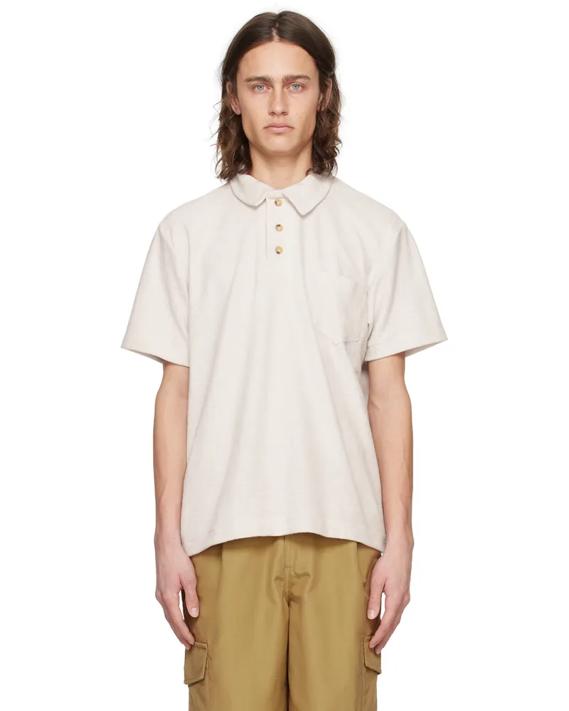 Howlin' Off-White Mr Fantasy Polo White