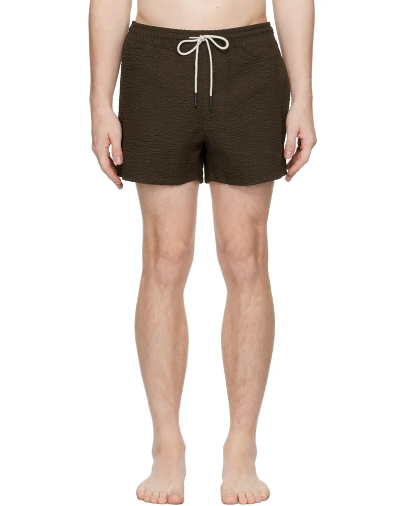 OAS Brown Calo Swim Shorts Espresso