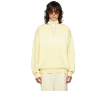 SSENSE Exclusive Yellow Half-Zip Sweater