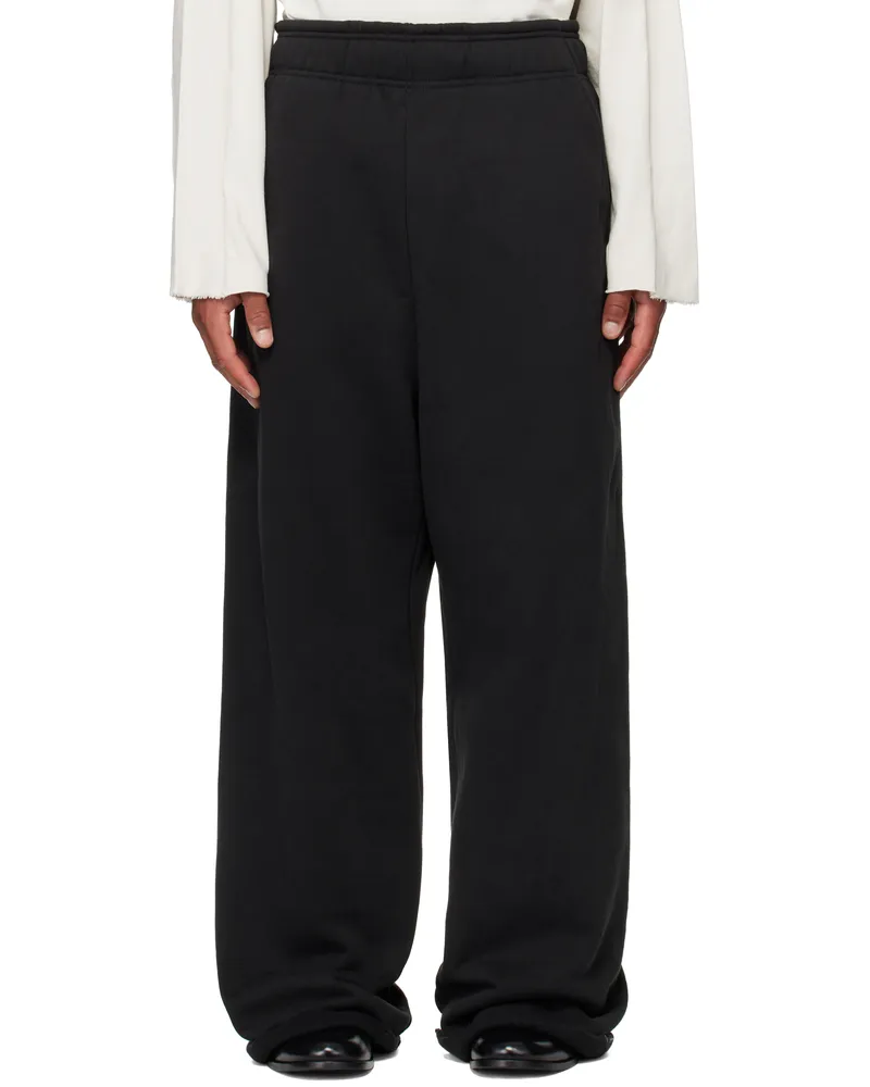 Entire Studios Black Full Sweatpants Soot