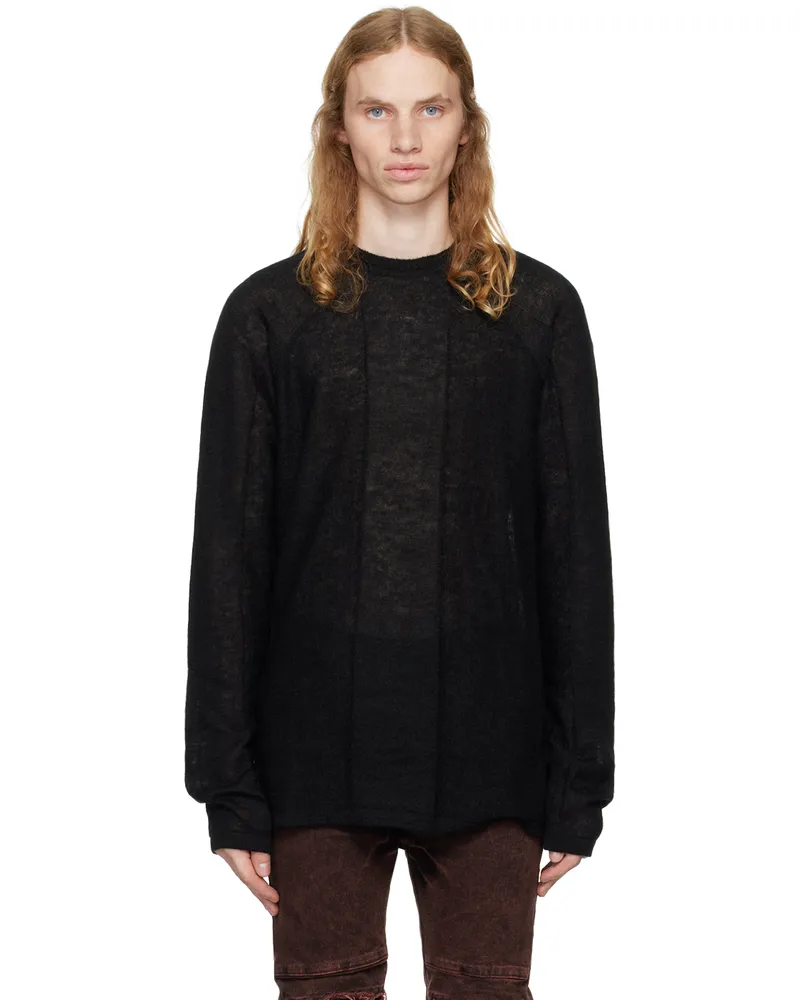 Julius Black Edge Sweater Black