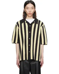 Nanushka Black & Yellow Ziko Shirt Black