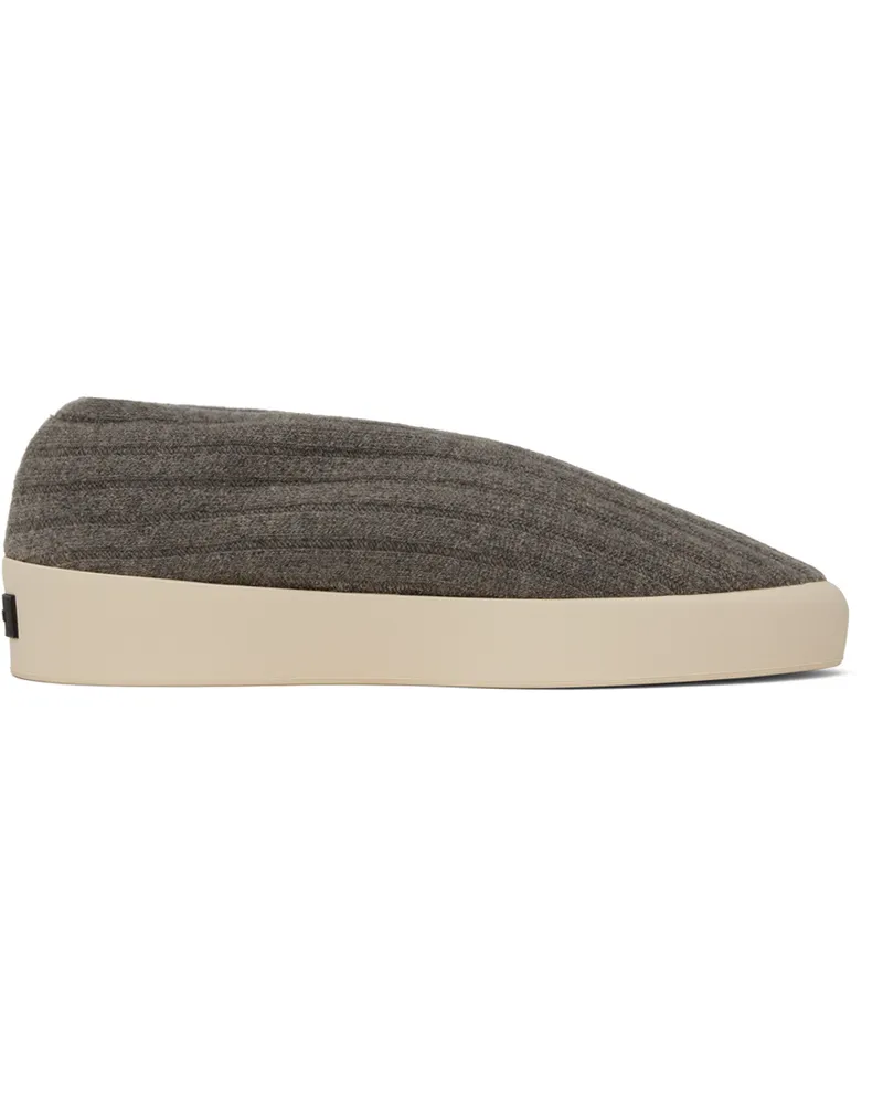 Fear of God Taupe Moc Knit Low Sneakers Taupe
