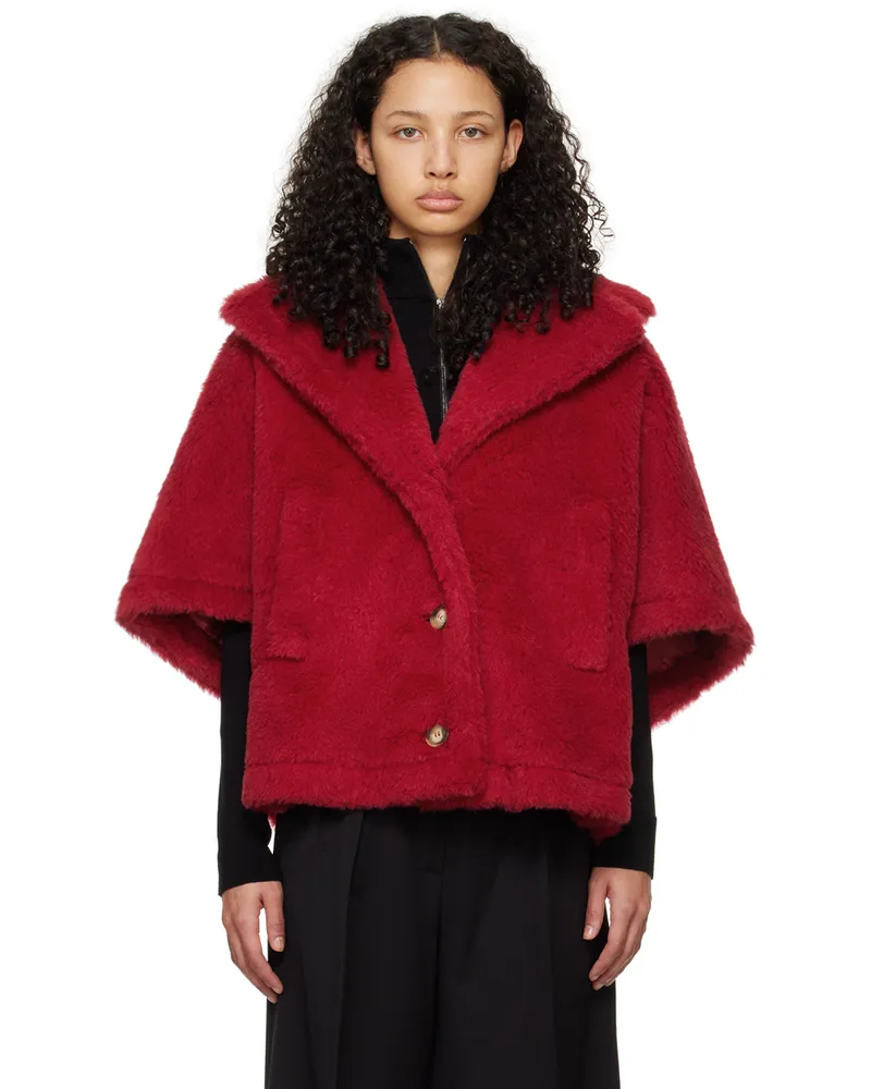 Max Mara Red Aleggio Coat 12