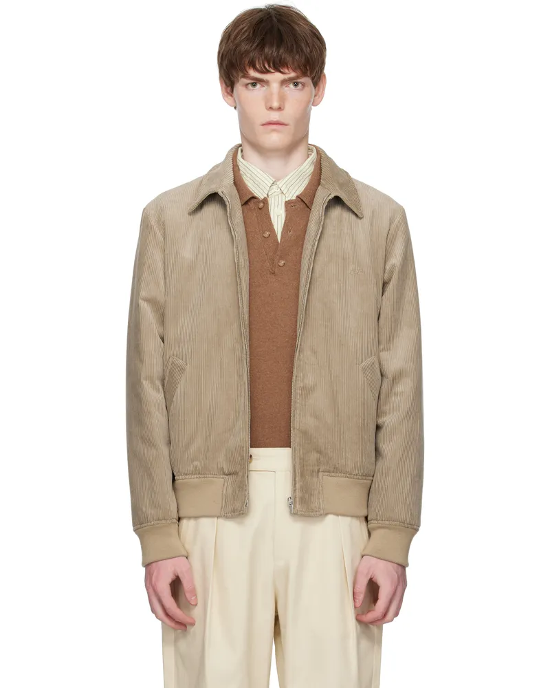 A.P.C. Beige Gilles Jacket Baa