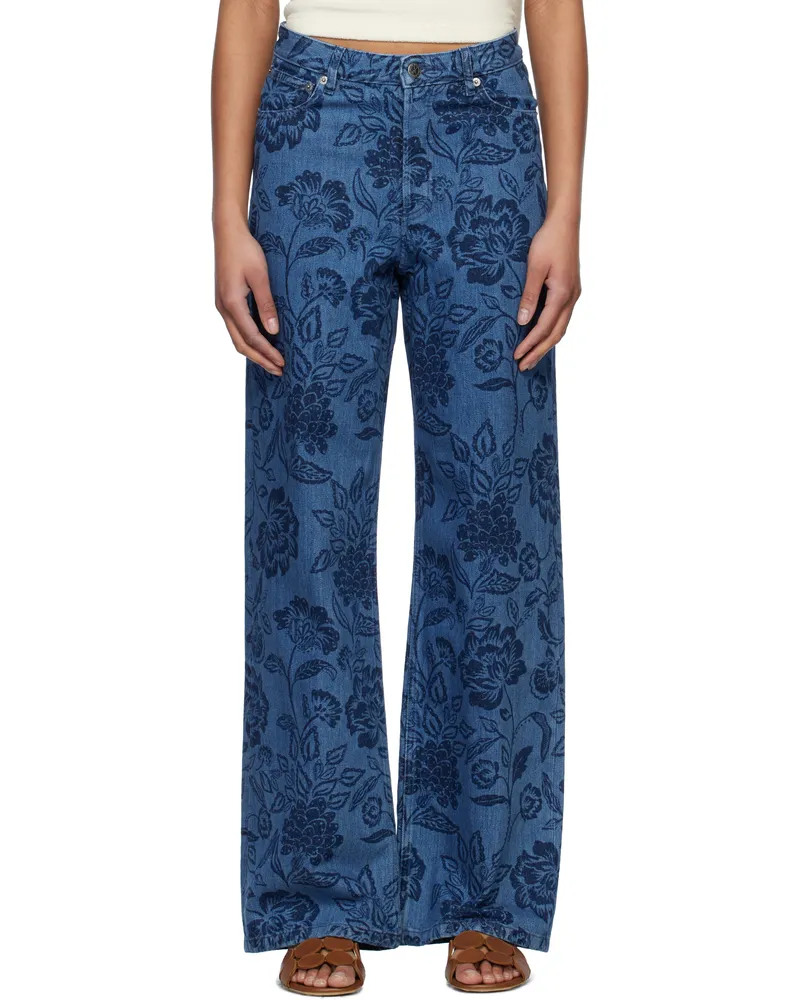 A.P.C. Blue Elisabeth Jeans Ial