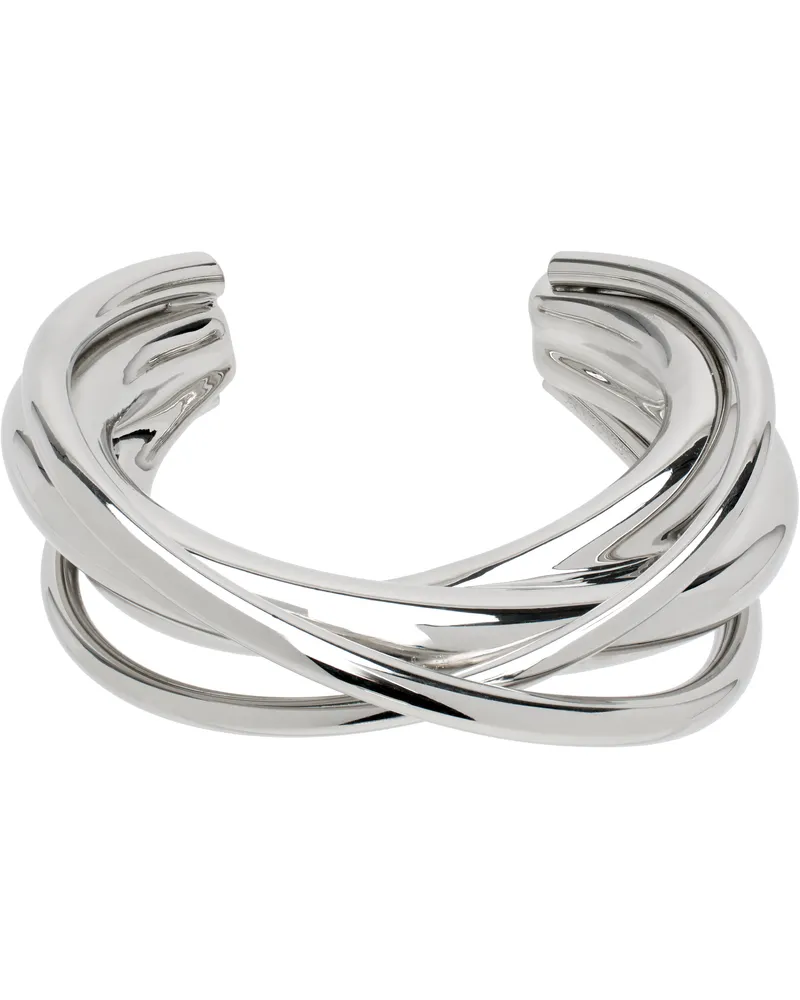 PANCONESI Silver Triptych Bracelet Copper