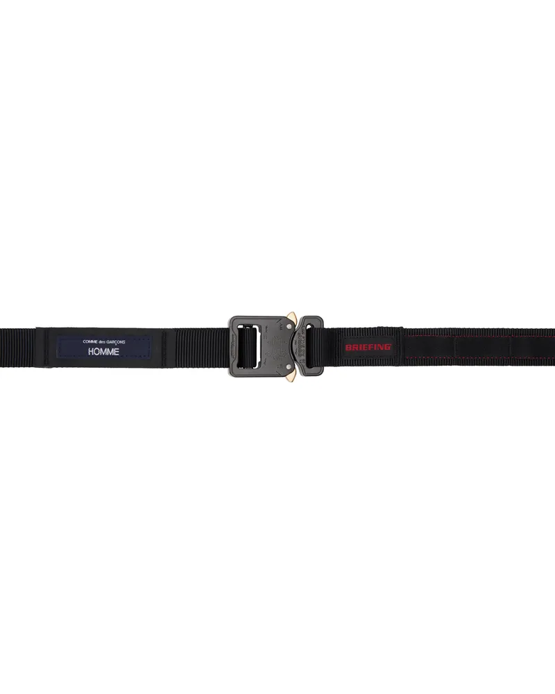 Comme des Garçons Black Nylon Tape Belt Black