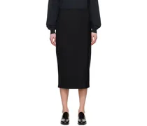 Black Bartellette Midi Skirt