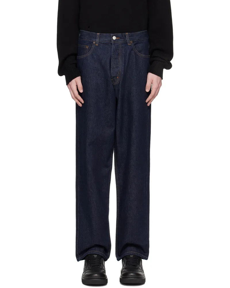 RE/DONE Blue Baggy Jeans Rinse