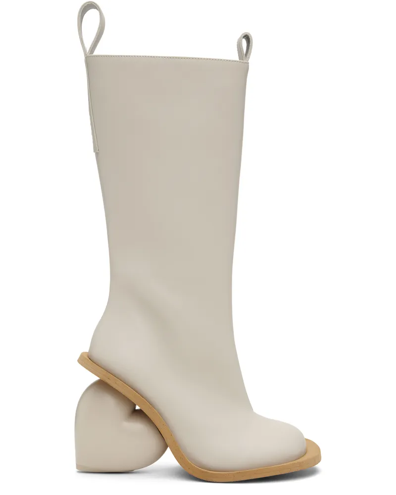 YUME YUME Gray Love Tall Boots Rainday