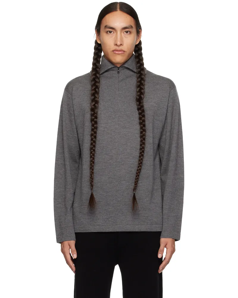 Lisa Yang Gray 'The Bosco' Sweater Gr