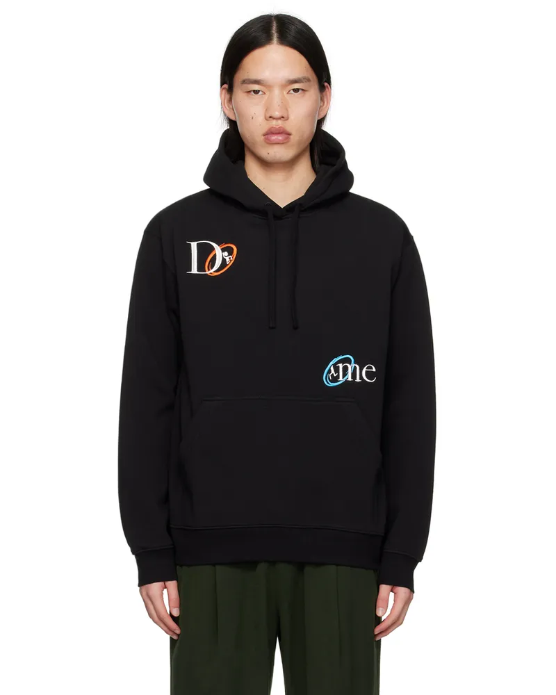 Dime Black Classic Portal Hoodie Black