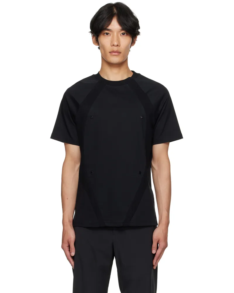 Heliot Emil Black Lux T-shirt Cotton