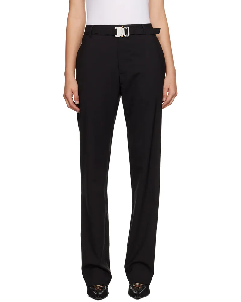 1017 ALYX 9SM Black Buckle Trousers Black