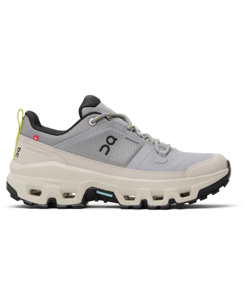 ON Gray Cloudrock Low WP Sneakers Alloy