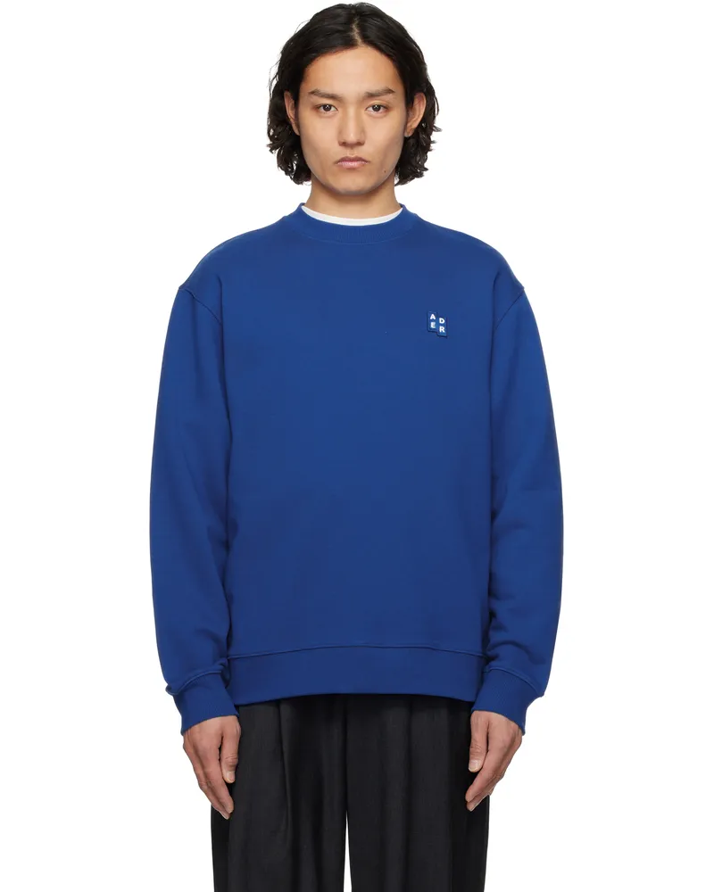 Adererror Blue Sig; TRS Tag 01 Sweatshirt Blue
